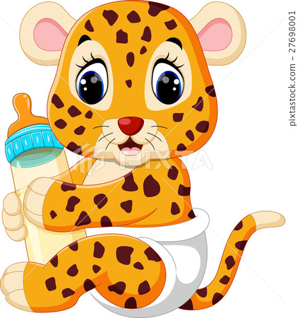 illustration of cute baby tiger 27698001