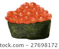 Fish egg sushi 27698172