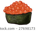 Fish egg sushi 27698173