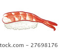 Shrimp sushi 27698176
