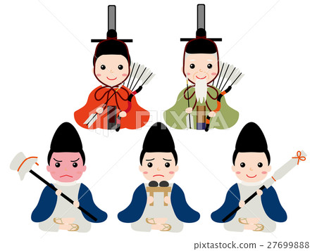 Hina doll formality and a party 27699888