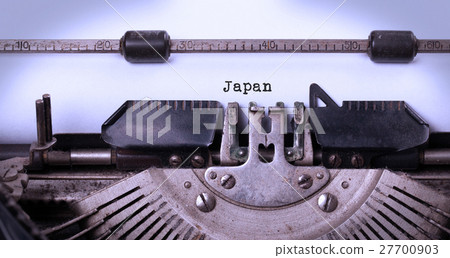 Old typewriter - Japan Old typewriter - Japan 27700903