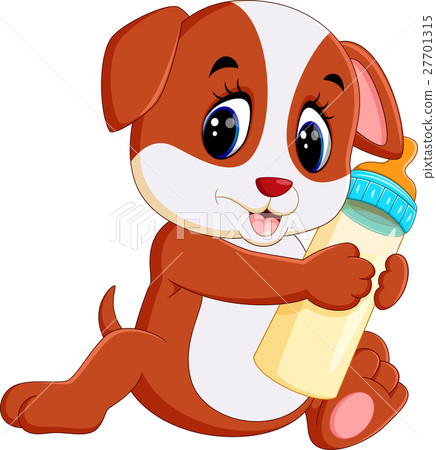 illustration of cute dog cartoon 27701315