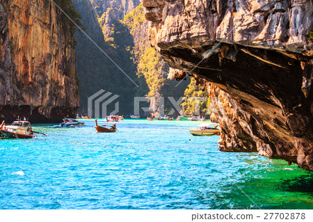 Maya bay Phi Phi Island Andaman sea Krabi Thailand 27702878