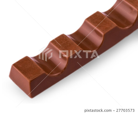 Chocolate Bar Isolated On White Background 27703573