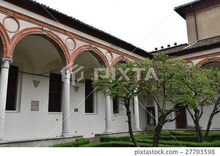 Santa Maria delle Grazie church courtyard 27703598