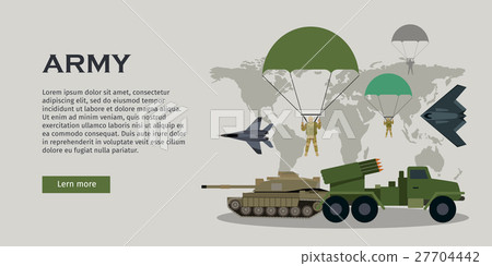 Armed Forces Vector Concept in Flat Design 27704442