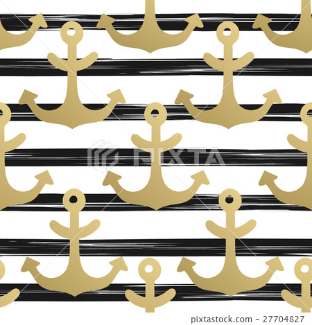 Seamless pattern with anchors.Nautical backgrounds Seamless pattern with anchors.Nautical backgrounds 27704827