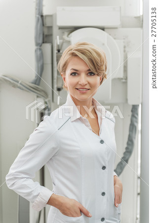 Confident female doctor in office Confident female doctor in office 27705138