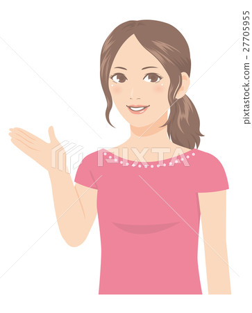 Female facial expression 27705955