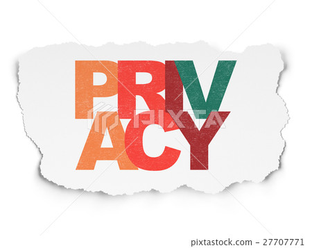 Privacy concept: Privacy on Torn Paper background Privacy concept: Privacy on Torn Paper background 27707771