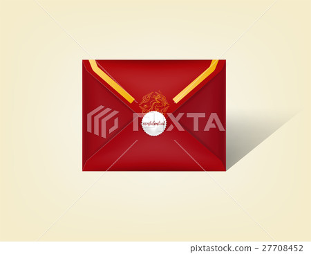vector of red chinese style envelope vector of red chinese style envelope 27708452