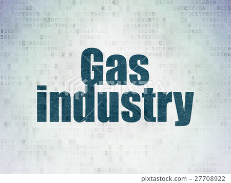 Manufacuring concept: Gas Industry on Digital Data 27708922