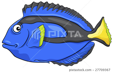 blue tang fish character 27709367