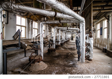 Abandoned old steam bricks boilers network 27711801