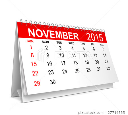 2015 Calendar. November 27714535