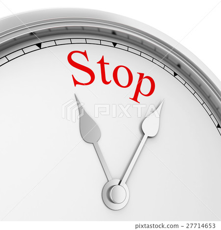 Stop wasting time concept 27714653