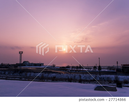 從Usuzan服務區的日落 27714866