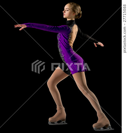 Young girl figure skater 27715088