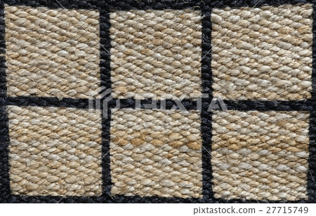 Closed Up of Paid Pattern of Basket Weave Texture 27715749