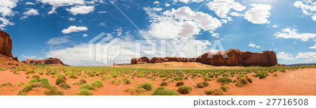 Scenic sandstones landscape at Monument Valley 27716508