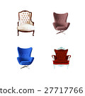Luxurious sofa isolated on white background 27717766