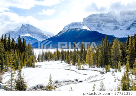 Winter Canadian · Rockies Brooks buried in snow 27721353