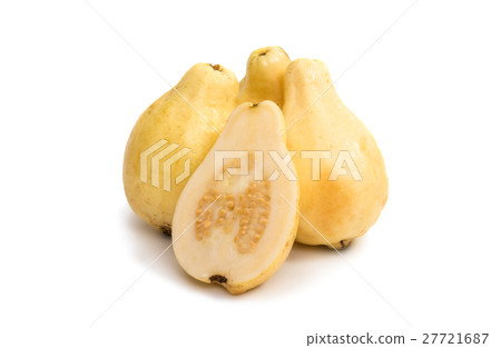yellow guava fruit isolated yellow guava fruit isolated 27721687