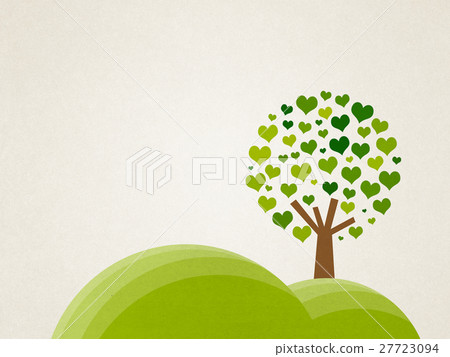 Heart tree on the hill Heart tree on the hill 27723094