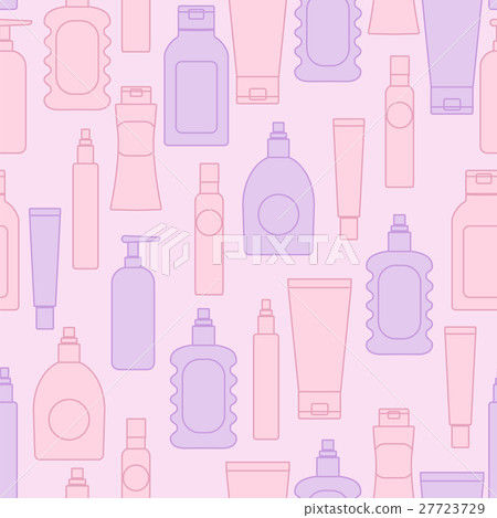 cosmetic bottles seamless pattern cosmetic bottles seamless pattern 27723729