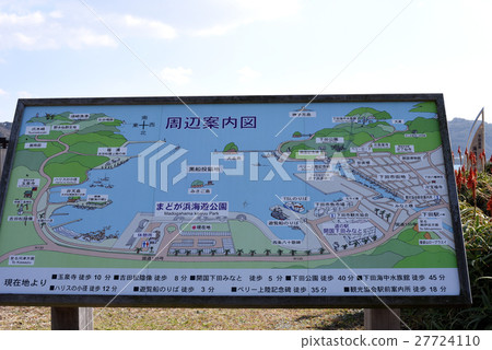 Mado is a guide map of the beach seaside park 27724110