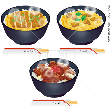 Cook / Katsu-rice bowl / Oyako-don / Beef bowl Cook / Katsu-rice bowl / Oyako-don / Beef bowl 27726563