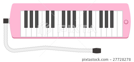 Pianica table with instrumentation pipe (pink) Pianica table with instrumentation pipe (pink) 27728278