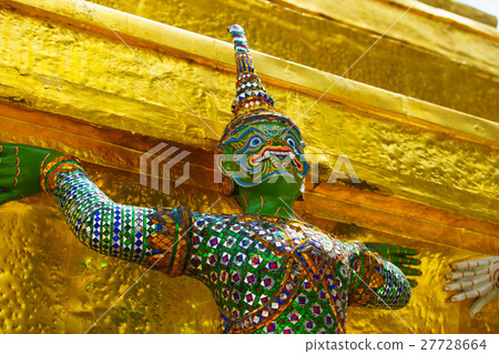 Gian from the famous emerald temple, Bangkok Gian from the famous emerald temple, Bangkok 27728664