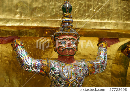 Gian from the famous emerald temple, Bangkok Gian from the famous emerald temple, Bangkok 27728698