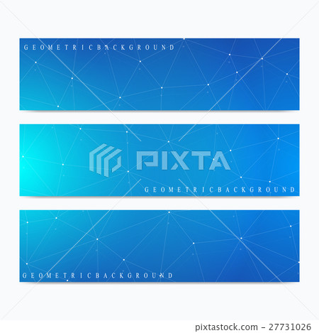 Modern set of vector banners. Geometric abstract Modern set of vector banners. Geometric abstract 27731026