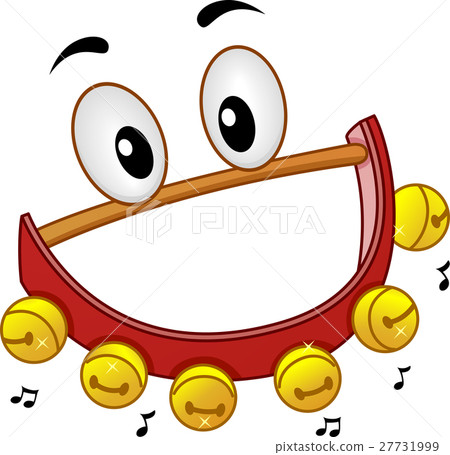 Mascot Sleigh Bells Jingle - Stock Illustration [27731999] - PIXTA