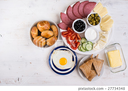 Traditional Turkish breakfast Traditional Turkish breakfast 27734348