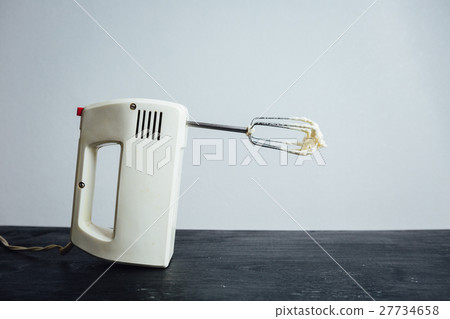 Mixing machine stained with cream Mixing machine stained with cream 27734658