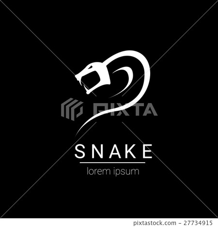 vector snake simple logo design element. 27734915