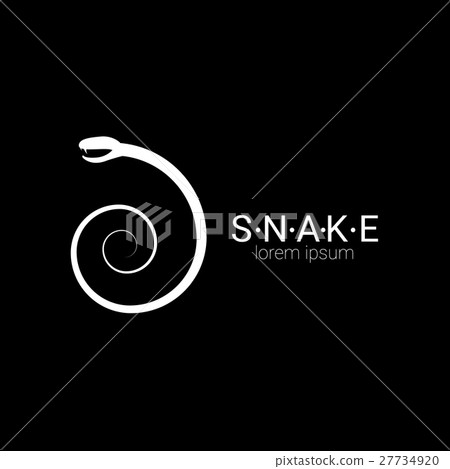vector snake simple logo design element. vector snake simple logo design element. 27734920