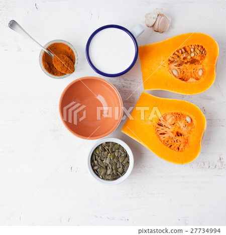 Spicy butternut squash soup ingredients 27734994