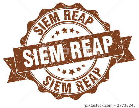 Siem Reap round ribbon seal Siem Reap round ribbon seal 27735243