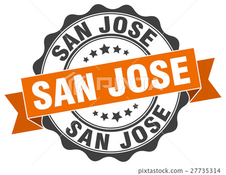 San Jose round ribbon seal San Jose round ribbon seal 27735314