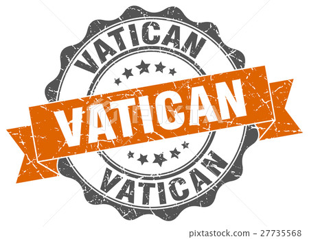 Vatican round ribbon seal Vatican round ribbon seal 27735568