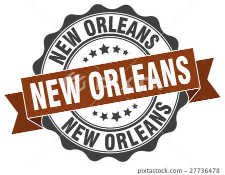 New Orleans round ribbon seal 27736478