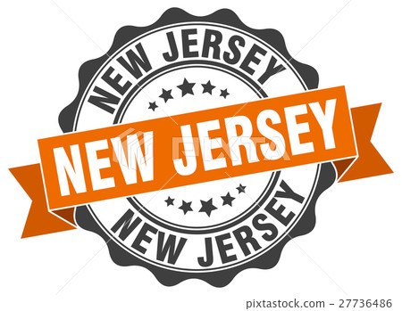New Jersey round ribbon seal 27736486