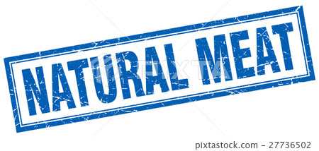 natural meat square stamp natural meat square stamp 27736502
