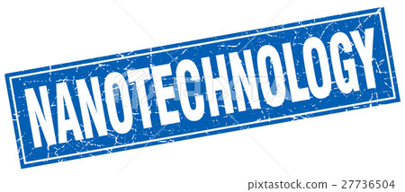 nanotechnology square stamp nanotechnology square stamp 27736504