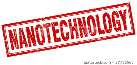 nanotechnology square stamp nanotechnology square stamp 27736505